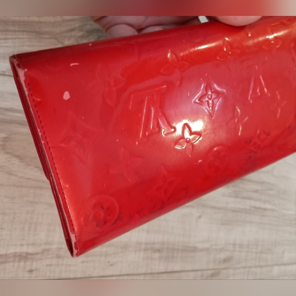 Louis Vuitton Vernis Porte Trevor International Wallet RED - Picture 6 of 14